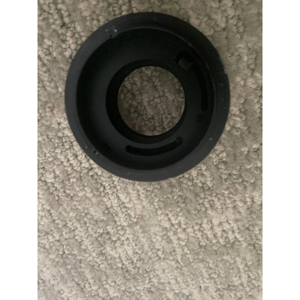31mm Camera Lens Extension Tube, Twist-On Lens Adapter Tube (Black/Silver)